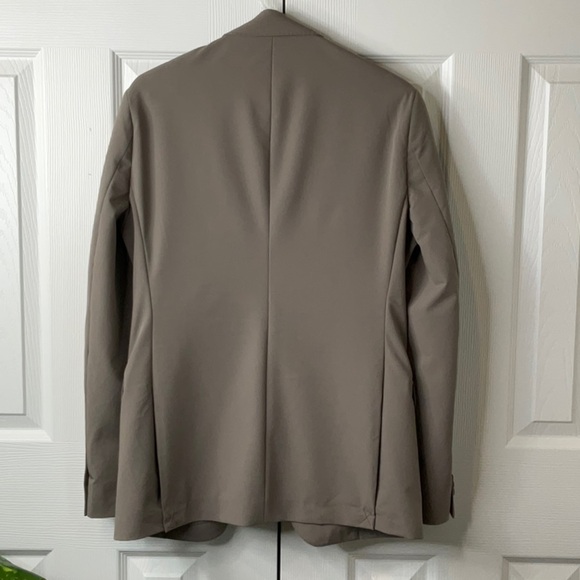 Steel & Jelly British Design Blazer Jacket Taupe Size 36R NWOT - Picture 5 of 9